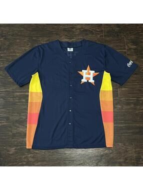 Houston Astros Orbit Rainbow SGA Jersey Size XL